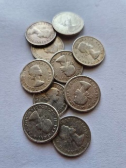Kanada 10 centów 10 szt różne lata