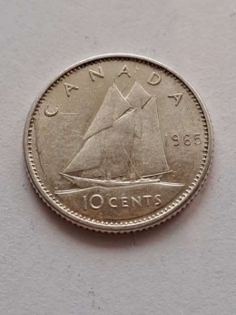 Kanada 10 centów Elżbieta II 1965 r