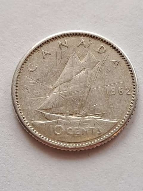 Kanada 10 centów Elżbieta II 1962 r
