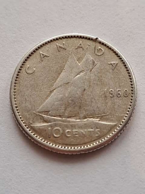 Kanada 10 centów Elżbieta II 1960 r