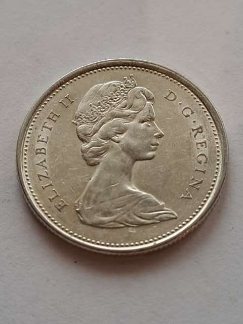 Kanada 25 centów Elżbieta II 1966 r