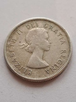 Kanada 25 centów Elżbieta II 1964 r