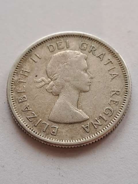 Kanada 25 centów Elżbieta II 1964 r
