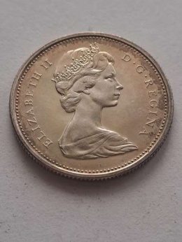 Kanada 25 centów Elżbiea II 1867-1967 r