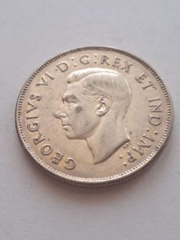Kanada 50 centów Jerzy VI 1945 r