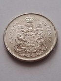 Kanada 50 centów Elżbieta II 1965 r