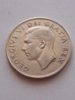 Kanada 50 centów Jerzy VI 1951 r