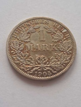 Niemcy 1 Marka Wilhelm II 1905 r A