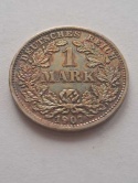 Niemcy 1 Marka Wilhelm II 1907 r D