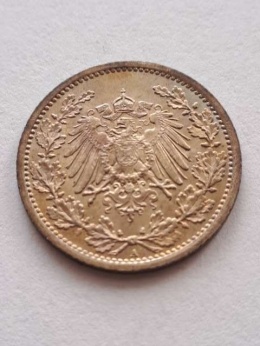Niemcy 1/2 Marki Wilhelm II 1914 r A