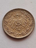 Niemcy 1/2 Marki Wilhelm II 1915 r E