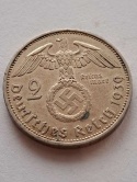 Niemcy 2 Marki Hindenburg 1939 r A