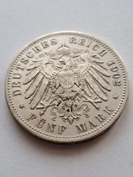 Niemcy 5 Marek Bayern 1902 r