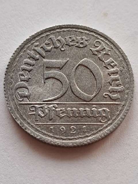 Niemcy 50 Pfenning 1921 r G