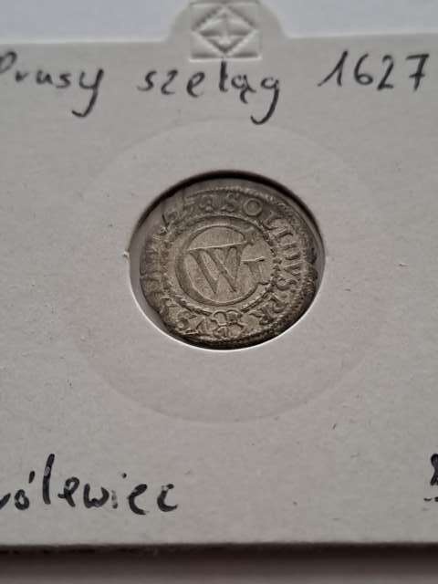 Prusy Szeląg Królewiec 1627 r