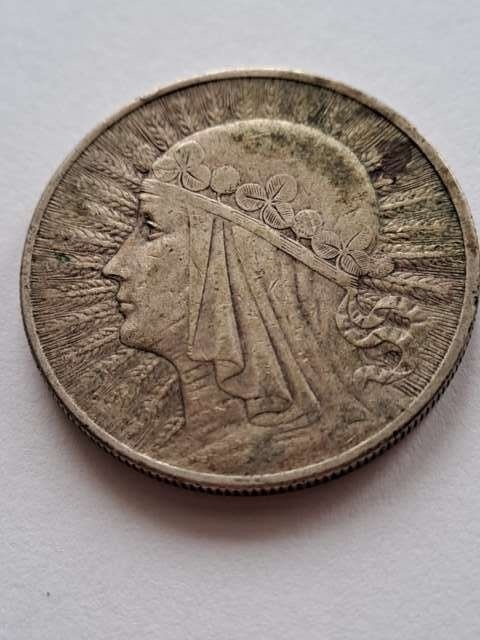 10 zł Głowa Kobiety 1932 r bez znaku