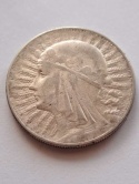 10 zł Głowa Kobiety 1932 r znak