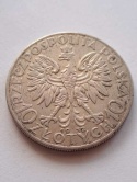 10 zł Głowa Kobiety 1932 r znak