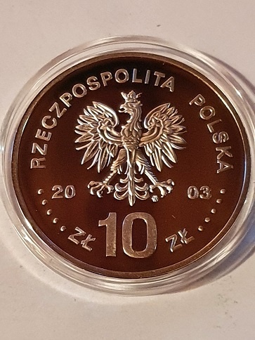 10 zł Stanisław Leszczynski Półpostac 2003 r