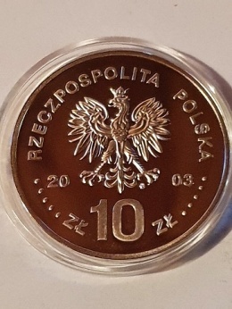 10 zł Stanisław Leszczyński popiersie 2003 r