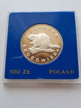 100 zł Ochrona Srodowiska Bóbr 1978 r