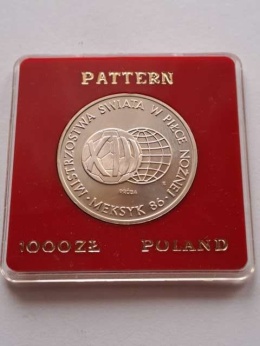 1000 zł Mistrzostwa Świata Meksyk 1986 r próba