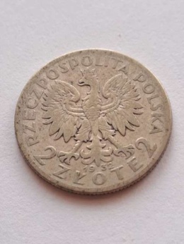 2 zł Głowa Kobiety 1932 r
