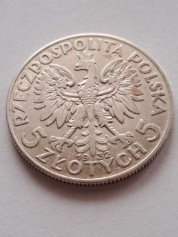 5 zł Głowa Kobiety 1932 r