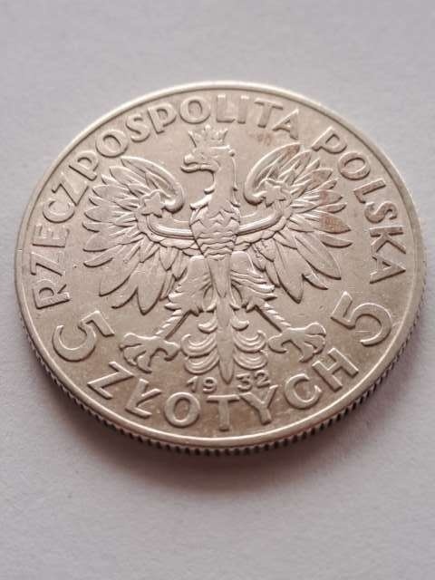 5 zł Głowa Kobiety 1932 r