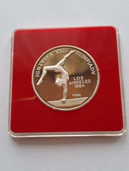 500 zł Igrzyska Los Angeles 1983 r próba