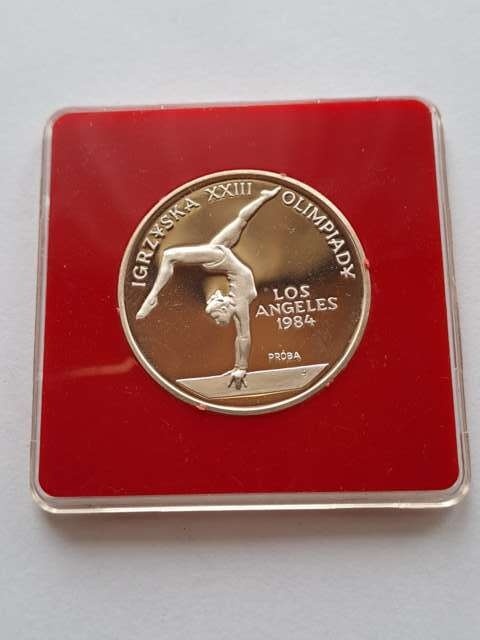 500 zł Igrzyska Los Angeles 1983 r próba