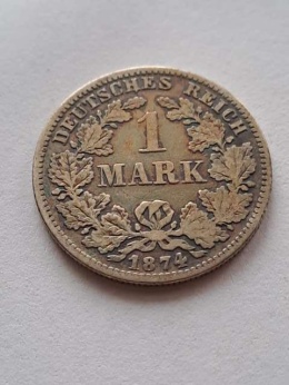 Niemcy 1 Marka Wilhelm I 1874 r E