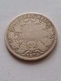 Niemcy 1 Marka Wilhelm I 1875 r D