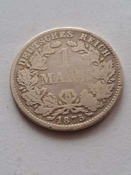 Niemcy 1 Marka Wilhelm I 1875 r D