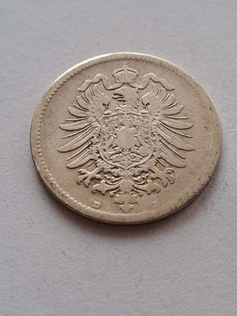 Niemcy 1 Marka Wilhelm I 1875 r D