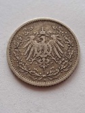 Niemcy 1/2 Marki Wilhelm II 1905 r A