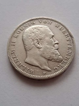 Niemcy 3 Marki Wirtembergia 1913 r