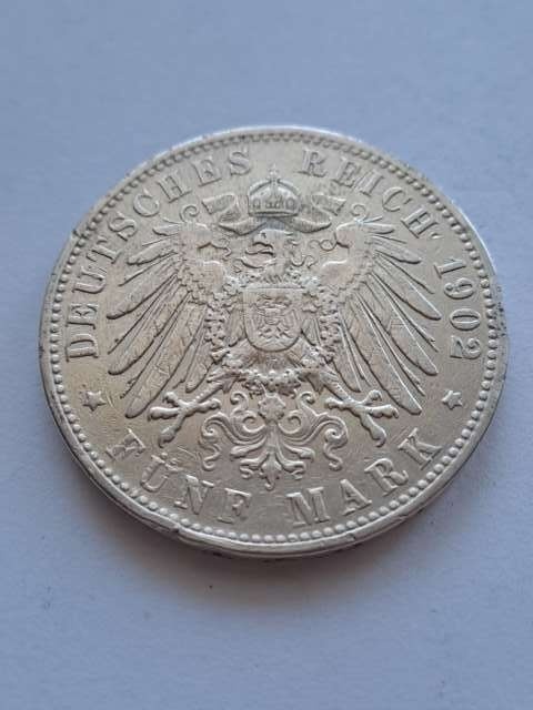 Niemcy 5 Marek Hamburg 1902 r