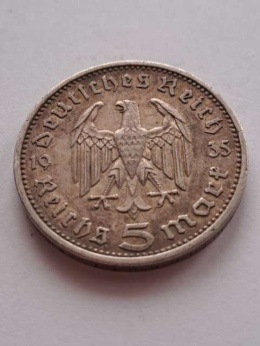 Niemcy 5 Marek Hindenburg 1935 r A
