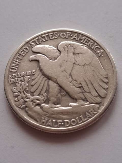 USA 1/2 Dollara idąca Wolność 1942 r
