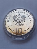 10 zł August ll Mocny 2002 r