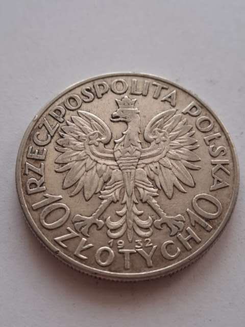 10 zł Głowa Kobiety 1932 r b/z