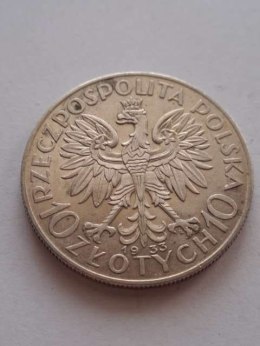 10 zł Głowa Kobiety 1933 r