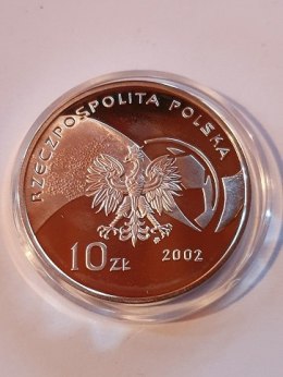 10 zł Mistrzostwa Swiata w Piłce Nożnej 2002 r