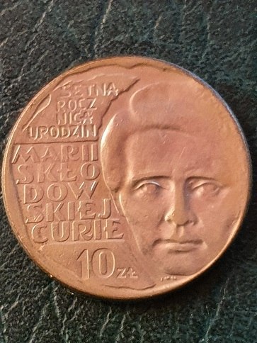 10 zł Maria Sklodowska Curie 1967 r