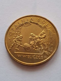 2 zł Kopalnia Soli w Wieliczce 2001