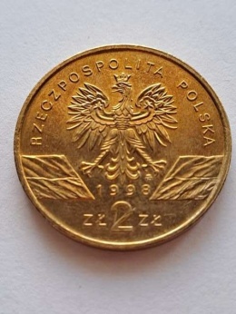 2 zł Ropucha Paskówka 1998 r