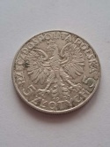5 zł Głowa Kobiety 1933 r