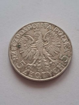 5 zł Głowa Kobiety 1933 r