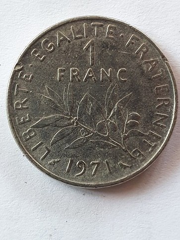 Francja 1 Frank 1971 r